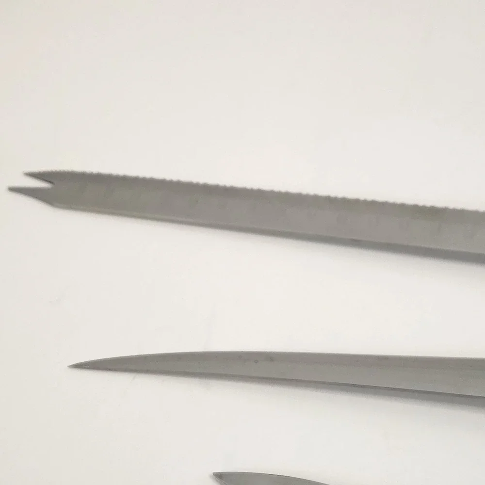 Vintage Forever Sharp Surgical Stainless Steel Knife Set 3 Piece Ergo Handle